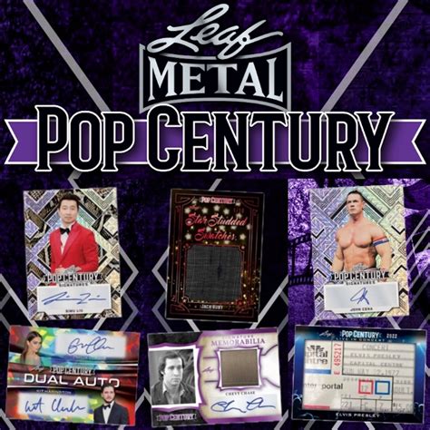 2022 leaf metal pop century box|leaf metal pop century checklist.